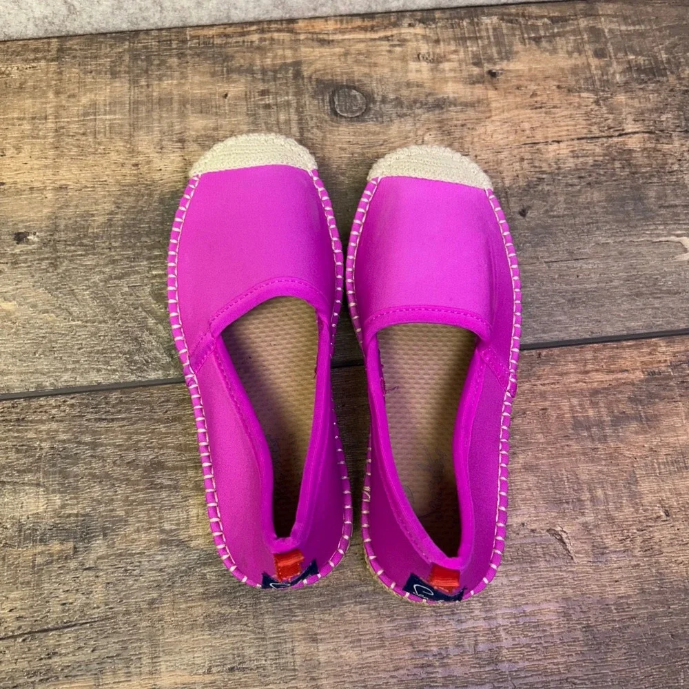 Sea Star Beachwear Beach Comber Fuchsia Pink Espadrille Water Shoe Kids Size K2‎